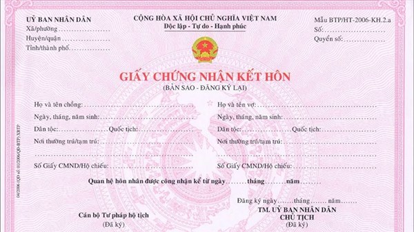 ​Đăng kí kết hôn hộ được không?