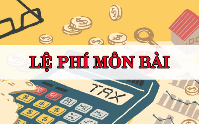 Cách định khoản lệ phí môn bài theo TT 133 và TT 200