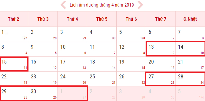 Nghỉ Giỗ tổ Hùng Vương , 30/4 và 01/5 năm 2019 vào ngày nào?