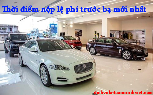nộp lệ phí trước bạ