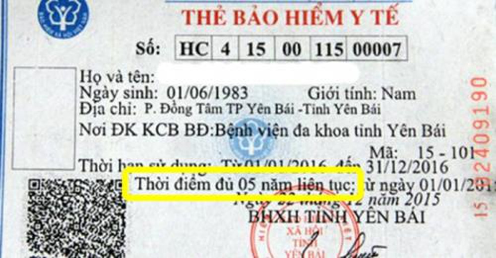 ​Tham gia BHYT 5 năm liên tục có quyền lợi gì?