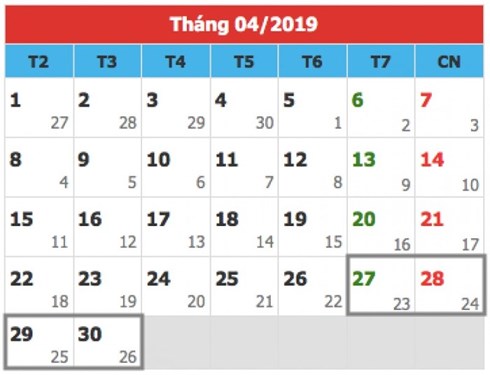 ​Tin vui trong tháng 4/2019 đối với người lao động