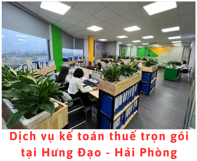 Dịch vụ kế toán thuế trọn gói tại Hưng Đạo - Hải Phòng