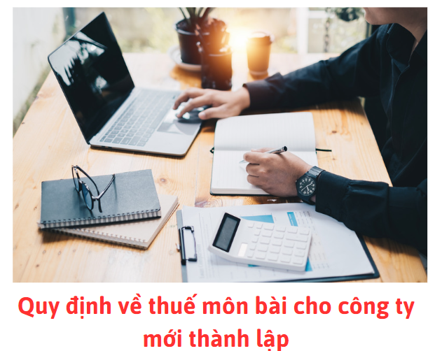 Quy định về thuế môn bài cho công ty mới thành lập