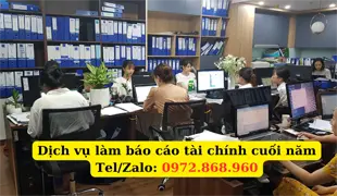 Dịch vụ làm báo cáo tài chính cuối năm tại Tp Thủ Đức